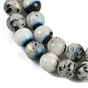 Natural Blue Ice Glacierite Stone Beads Strands G-H062-A04-02-4