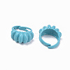 Spray Painted Alloy Cuff Rings RJEW-T011-24B-RS-2