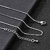 1MM Brass Box Chain Necklaces NJEW-Z083-01P-2