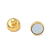 Brass Magnetic Clasps with Loops KK-H361-G-2