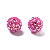 Acrylic Rhinestone Ball Beads OACR-A035-01L-2
