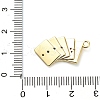 Brass Micro Pave Cubic Zirconia Pendants KK-L229-067G-3