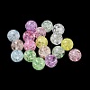 Transparent Crackle Acrylic Beads AC-CBA4496-12C-1