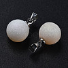 Natural Agate Charms G-Q998-036C-4