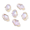 Electroplate Transparent Glass Pendants GLAA-A008-01D-1