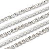 Brass Rhinestone Strass Chains CHC-T001-SS8-01S-1