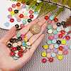120Pcs 12 Colors Golden Plated Alloy Charms ENAM-SZ0001-64Y-4