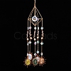 Glass Teardrop Hanging Ornaments PW-WG70020-01-3