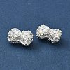 Brass Micro Pave Cubic Zirconia Beads KK-S336-05S-02A-2