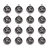 Platinum Plated Alloy Charms ENAM-S118-02S-P-2