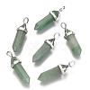 Natural Mixed Gemstone Double Terminated Pointed Pendants G-F295-04-2