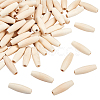 Unfinished Wood Beads WOOD-OC0001-44-LF-1