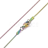 Ion Plating(IP) 304 Stainless Steel Serpentine Chain Necklace for Men Women NJEW-G076-01A-M-1