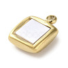 304 Stainless Steel Acrylic Pendants STAS-M091-02D-G-2