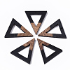 Resin & Walnut Wood Pendants RESI-S358-56D-A-1