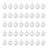 40Pcs White Cat Eye Charms STAS-UN0045-89-1