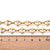 304 Stainless Steel Rhombus Link Chains CHS-Q009-01G-3