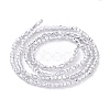 Transparent Electroplate Glass Beads Strands LS-GLAA-H021-01A-HP06-5