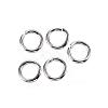 Tarnish Resistant 304 Stainless Steel Open Jump Rings STAS-D448-098P-6mm-1