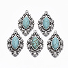 Tibetan Style Alloy Pendants PALLOY-R113-010-RS-1