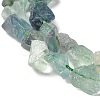 Raw Rough Natural Green Fluorite Beads Strands G-I283-G01-02-4