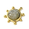 Faceted Natural Labradorite Pendants FIND-Z028-39E-2