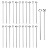 50Pcs 925 Sterling Silver Ball Head Pins STER-BC0003-76A-1