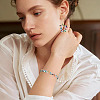 2 Starnds Electroplate Transparent Glass Beads Strands EGLA-TADJ0001-07-6