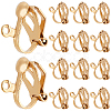 80Pcs 304 Stainless Steel Clip-on Earring Findings STAS-SP0001-25G-1