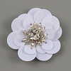Flower Shape PVC Sequin/Paillette Beading Appliques DIY-WH0308-287D-1