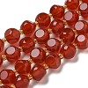 Natural Carnelian(Dyed & Heated) Beads Strands G-K387-A12-02-2