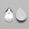 Acrylic Rhinestone Flat Back Cabochons GACR-Q010-18x25-16-2