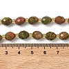 Natural Unakite Beads Strands G-F809-A48-01-6