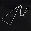Anti-Tarnish Rhodium Plated 925 Sterling Silver Necklaces STER-M034-33B-2