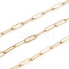 3.28 Feet Ion Plating(IP) 304 Stainless Steel Paperclip Chains X-STAS-K209-07G-1