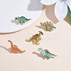 5Pcs 5 Style Dinosaurs Enamel Pins JBR096A-3