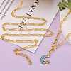Iron Handmade Chains Figaro Chains Mother-Son Chains X-CHSM005Y-G-3
