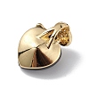 Real 18K Gold Plated Rack Plating Brass Micro Pave Clear Cubic Zirconia Pendants KK-C015-09G-17-3