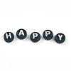 Opaque Acrylic Beads OACR-H046-02E-2