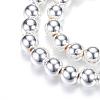 Electroplate Magnetic Synthetic Hematite Bead Strands G-Q466-8mm-02S-1