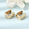 Brass Hoop Earrings KK-CBACA55-19G-4