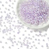 70G Transparent Spray Painted Glass Beads EGLA-YW0005-30B-1