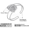 Ocean 316 Surgical Stainless Steel Hollow Sea Animals Open Cuff Bangles for Women WG19BCF-02-1