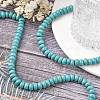 Synthetic Turquoise Beads Strands TURQ-G109-8x5mm-06-5