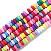 Handmade Polymer Clay Beads Strands X-CLAY-N008-008A-2