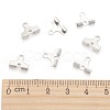 Tarnish Resistant 304 Stainless Steel Folding Crimp Ends STAS-M250-02-3