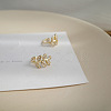 Alloy Leaf Cuff Earrings WG3D3A6-01-3