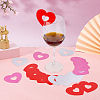 150Pcs 3 Colors Paper Wine Glass Charms DIY-FG0010-07-4
