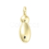 Rack Plating Brass Balloon Letter Pendants KK-C050-01G-I-1
