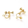 Brass Screw Clip Earring Converter EC143-NFG-3